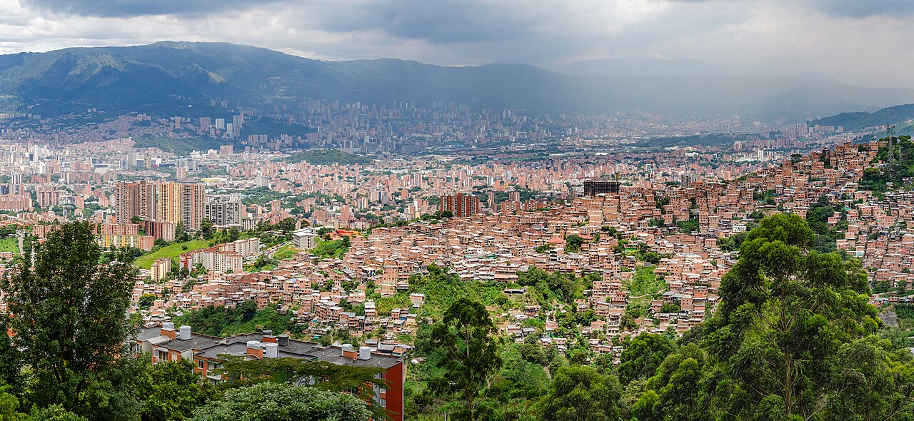 Vista panorámica de Medellín, Colombia
